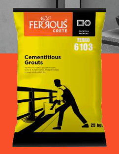 Ferro 6103 High Strength, Non Shrink, Special additive pre-mixed Cementitious Grout